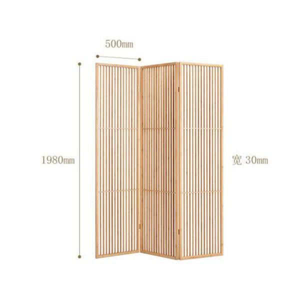 Folding Bamboo Room Divider