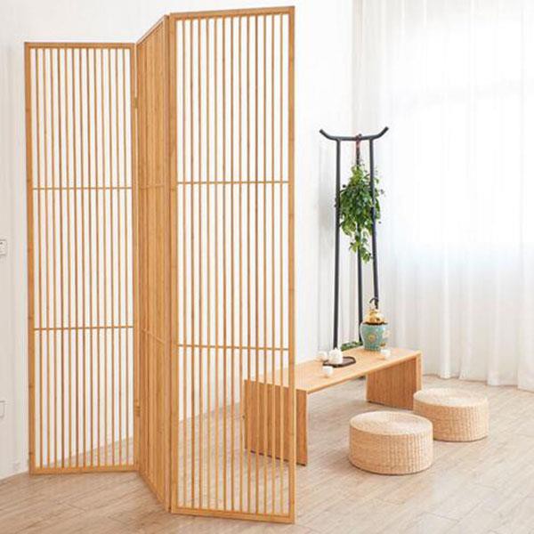 Складная бамбуковая перегородка