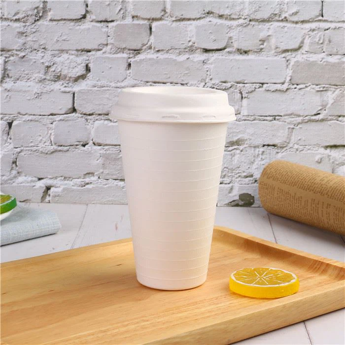 16 Oz Disposable Sugarcane Bagasse Coffee Cup